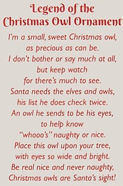 CHRISTMAS OWL - LEGEND